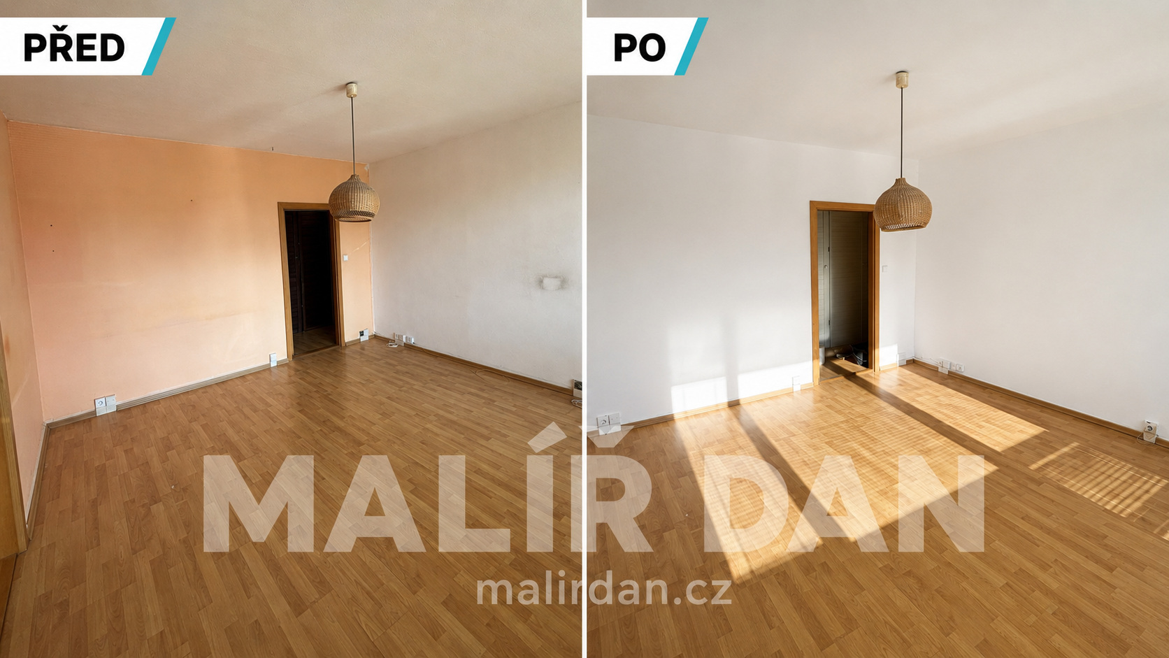 Proměna interiéru před a po – fotografie 2