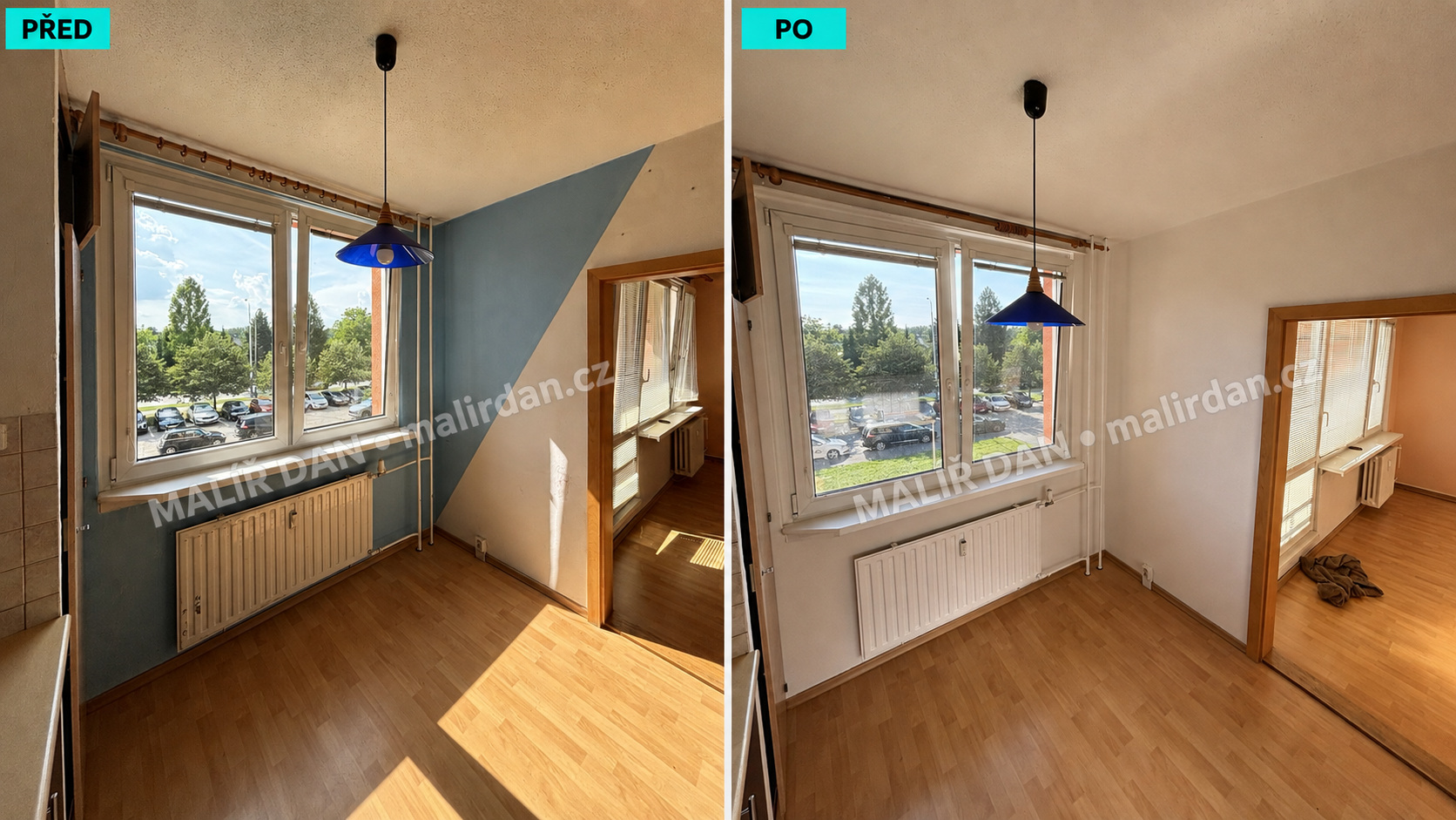 Proměna interiéru před a po – fotografie 3