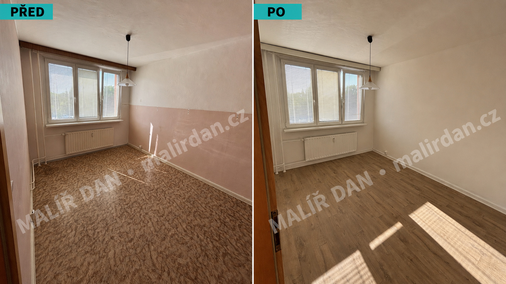 Proměna interiéru před a po – fotografie 4